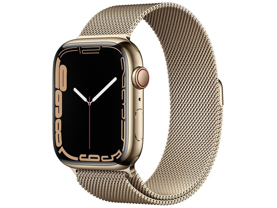 apple watch se caixa dourada