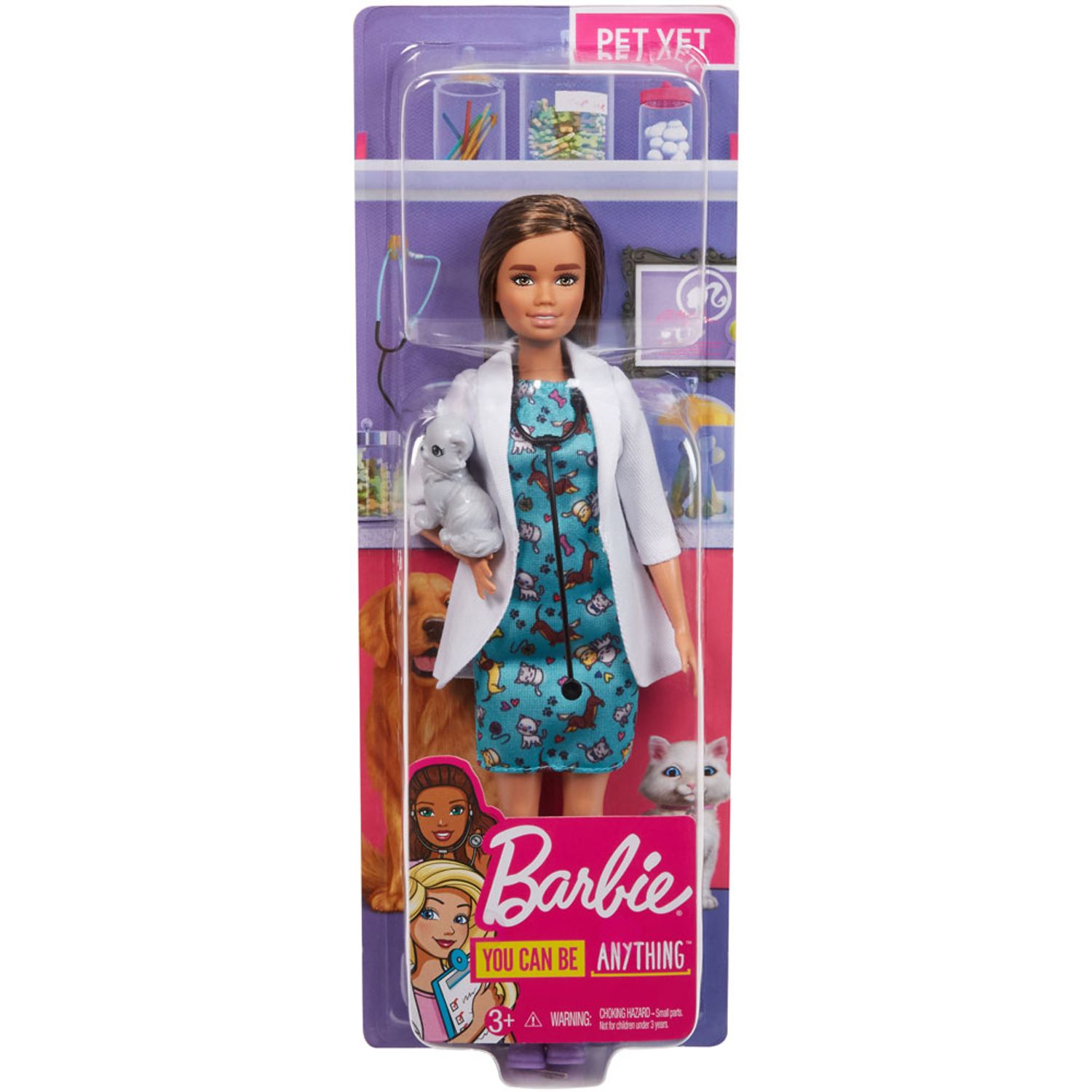 Boneca barbie mattel profissões cuidadora de animais Clearance